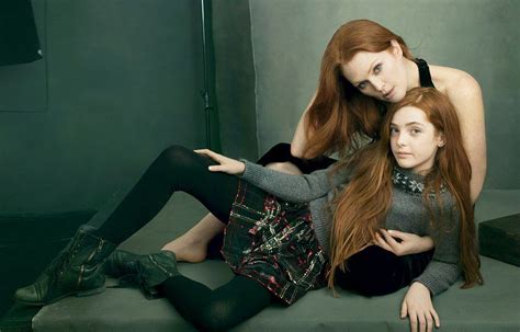 Julianne Moore With Her Daughter Liv Freundlich Photographed By Annie