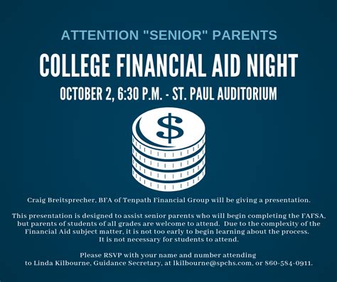 College Financial Aid Night St Paul Catholic High School