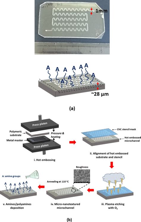 A An Image Of The Fabricated Microfluidic Device Showing Its Actual Download Scientific Diagram