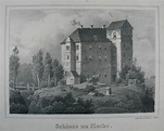 Schloss zu Plathe. Lithographie aus "Pomerania". Stettin, Sanne & Comp ...