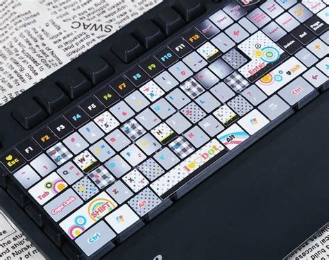 Glitter Keyboard Sticker Diy 3d Desktop Keyboard Decal Common Etsy