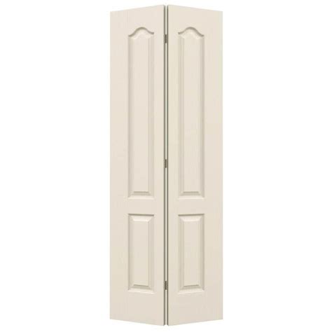 36 In X 80 In Colonial Primed Textured Molded Composite Mdf Closet Bi