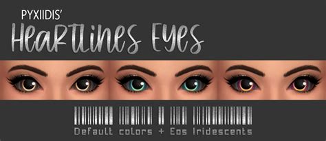 Oydis Heartlines Eyes In Ea Colors Eos Iridescents I