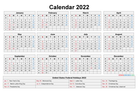 Local holidays are not listed. Large Desk Calendar 2022 with Holidays - Free Printable ...