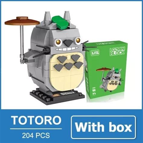 Miniatura De Montar Loz Totoro Figura Anime Filme 1463 Parcelamento