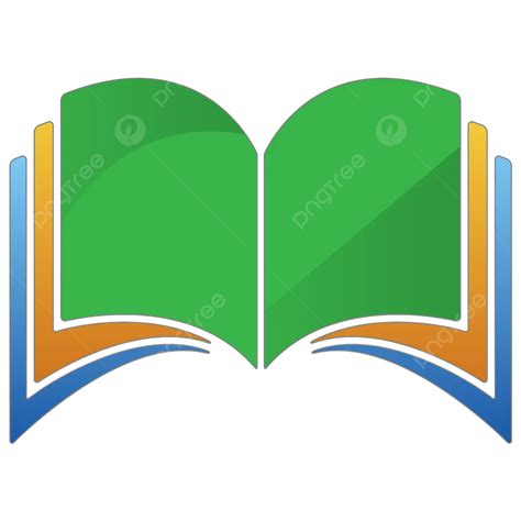 Gambar Vektor Ikon Buku Gambar Buku Berwarna Logo Buku Buka Buku Png