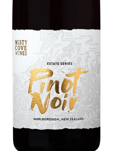 2018 Misty Cove Estate Series Pinot Noir Vivino