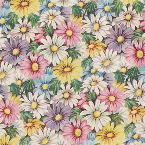 Vintage Wrapping Paper Vintage Wrapping Paper Vintage Floral Prints