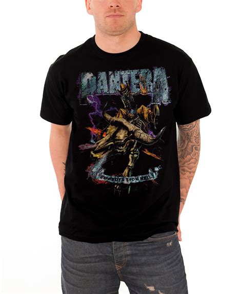 Pantera T Shirt Official 101 Proof Vulgar Display Band Logo Dimebag