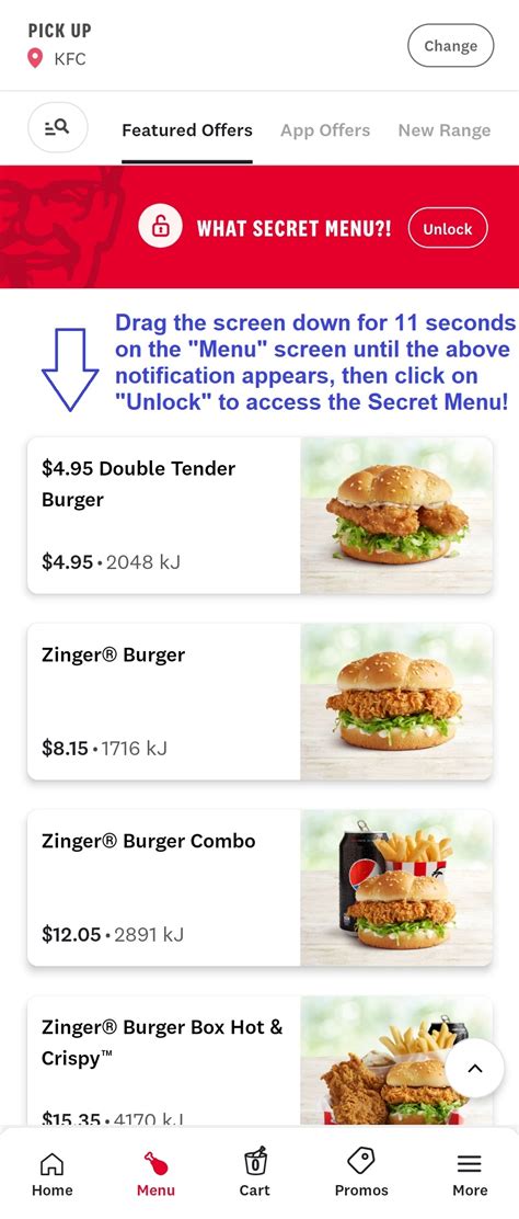 News Kfc Triple Stacker Burger App Secret Menu Frugal Feeds