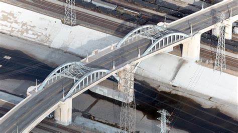 The 6th Street Viaduct Construction An Aerial Photography Perspective