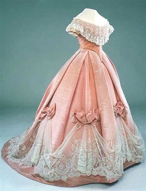 Victorian wedding gown southern belle. 1860 Southern Belle Gown | Pink ball dresses, 1800s ...