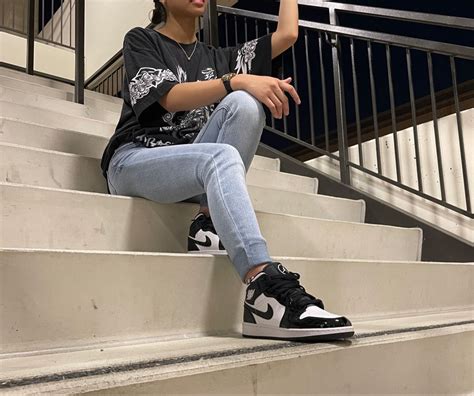 Air Jordan 1 Mids Outfit All Star Outfit Outfits With Air Jordan 1 All Stars Outfit