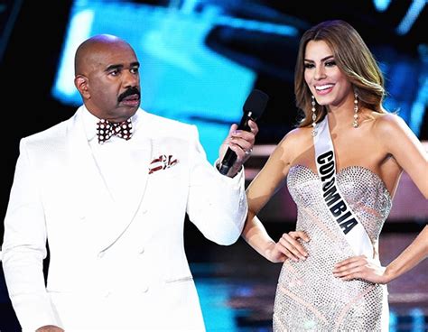 Miss Universe 2015 Runner Up Reunites With Steve Harvey 2 Years After Famous Flub E News