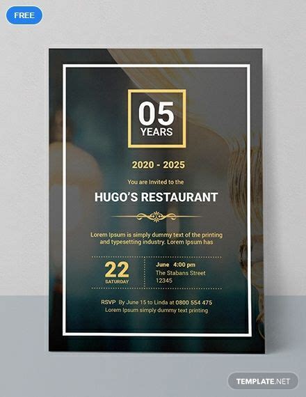 You have come to the right place! Restaurant Opening Invitation Template Free PDF - Word ...