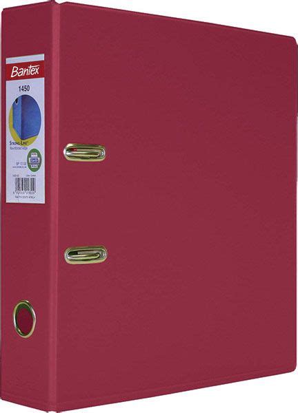 Pvc Lever Arch File 70mm Burgundy Office National