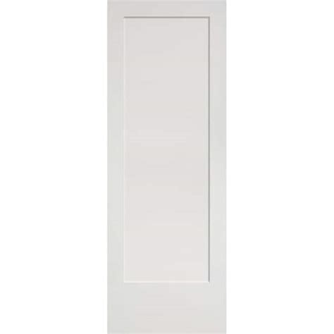 Masonite 30 In X 84 In Primed 1 Panel Shaker Flat Panel Solid Wood