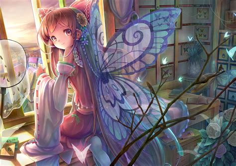 Sanntouhei Anime Butterfly Anime Flower Anime Fairy