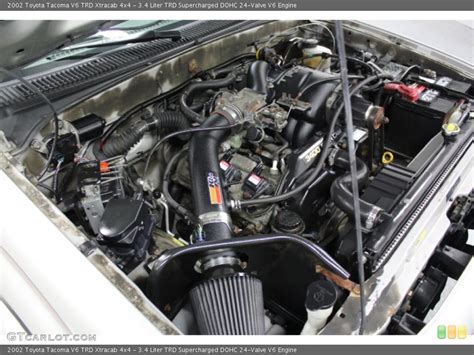 34 Liter Trd Supercharged Dohc 24 Valve V6 2002 Toyota Tacoma Engine