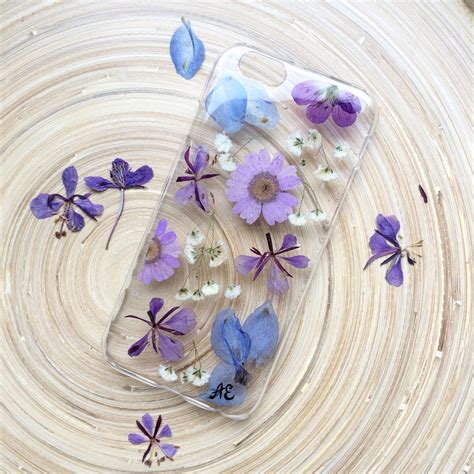 Luxury handmade clear fresh real dried floral flower phone case cover. Ultraviolet Flower Pressed Galaxy 8 Trendy Iphone X Case ...
