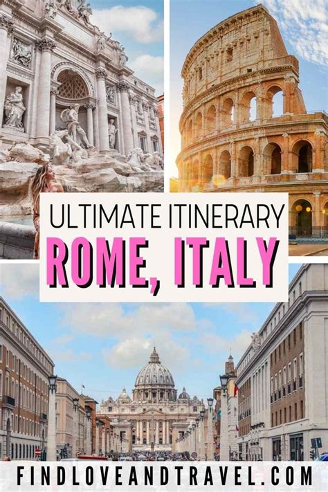 Ultimate 4 Days In Rome Itinerary The Best Of Rome Plus Travel Tips