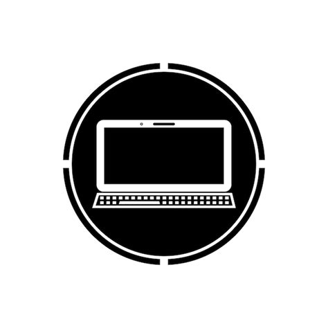 Premium Vector Laptop Computer Icon Template