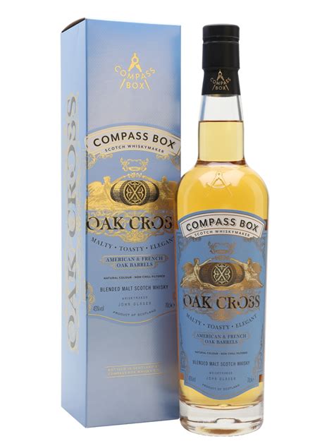 Compass Box Blended Malt Whisky Oak Cross 43 Vol 70cl Scotch Whisky World