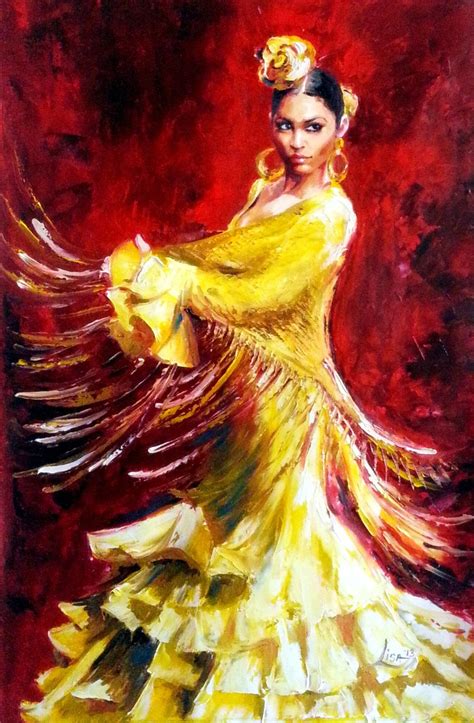 Artonlinegallery Mais Spanish Dancer Spanish Art Dancer Painting