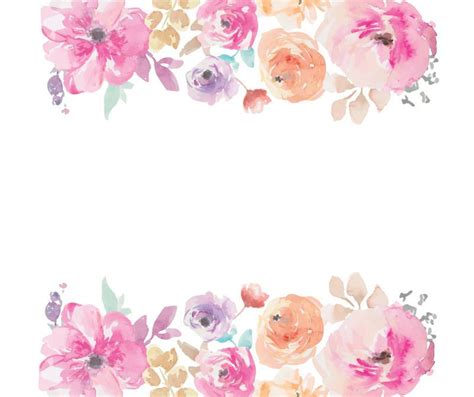 Floral Watercolor Background Free Watercolor Flowers Watercolor