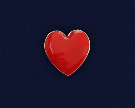 12 Large Red Heart Pins 12 Pins Heart Health Awareness Heart Pin