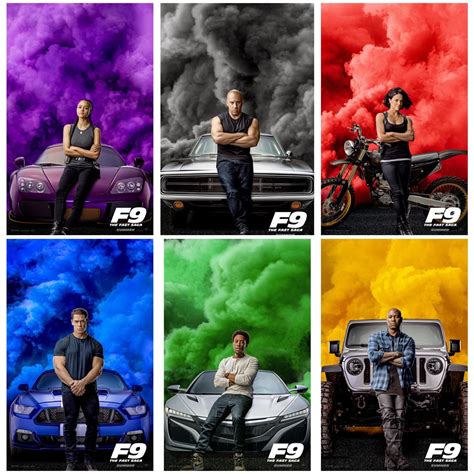 This is one of the best movie based on action, crime, thriller. Fast and Furious 9 official character posters : movies