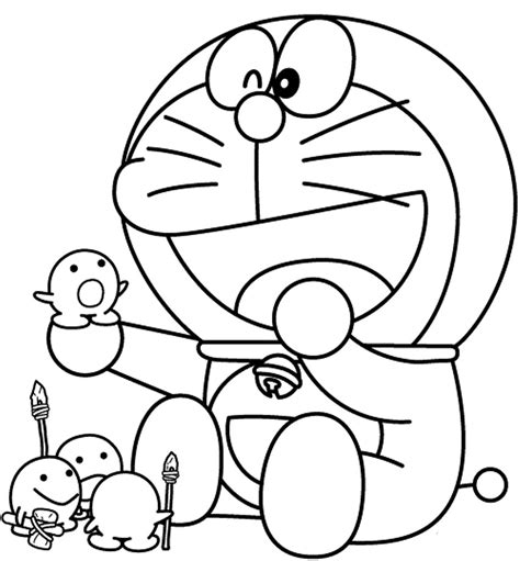 Gambar Mewarnai Doraemon Terbaru Bonus