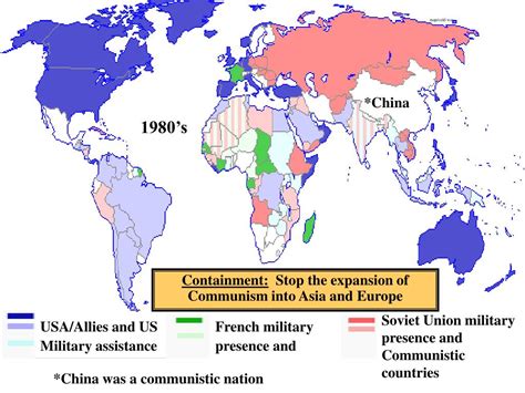 Communist Cold War Asia Map