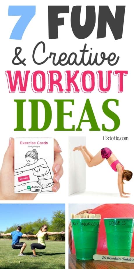 Creative Workout Ideas Turn Your Workout Routine Into A Game