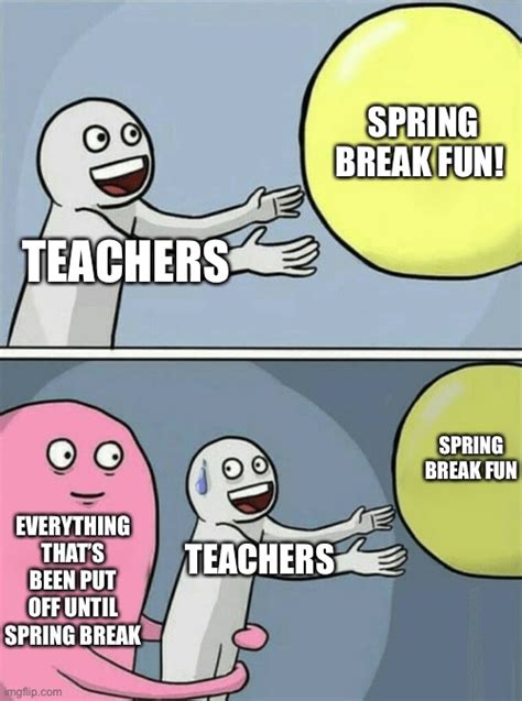 Teachers On Spring Break Imgflip