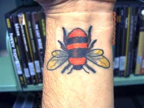 49 Great Bees Wrist Tattoo Pictures Wrist Tattoo Designs