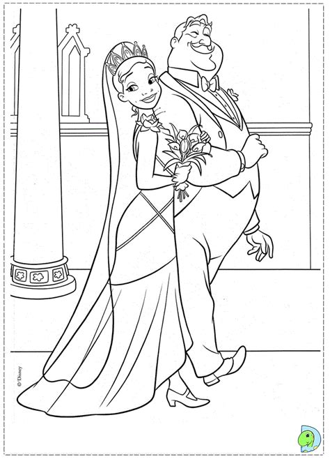 Princess And The Frog Coloring Sheets Coloring Home