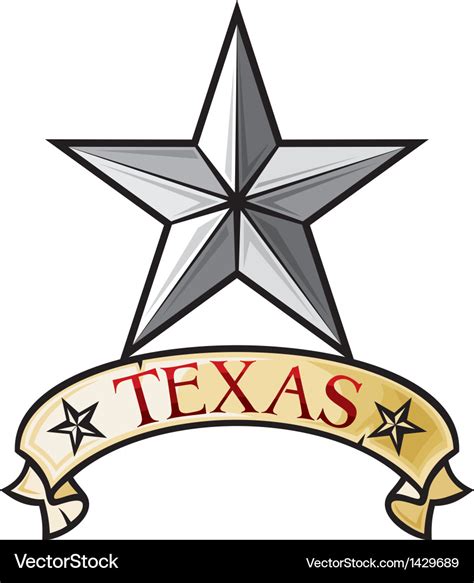 Star Symbol Of The State Of Texas Royalty Free Vector