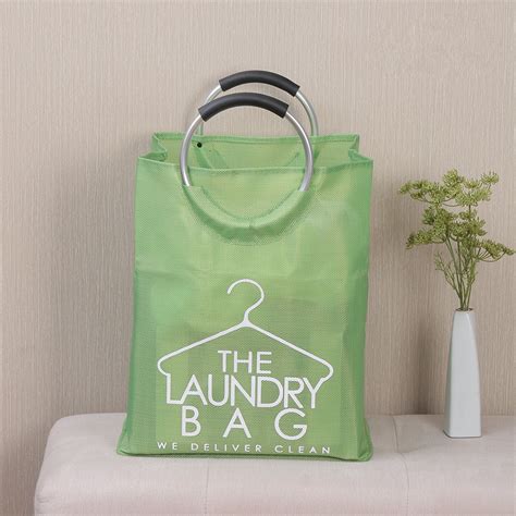 Dirty Clothes Storage Foldable Laundry Bag Laundry Hamper With Alumimum