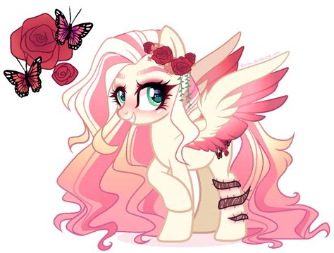 Next Gen Oc Adoptable Fluttershy X Roselucky By Gihhbloonde On