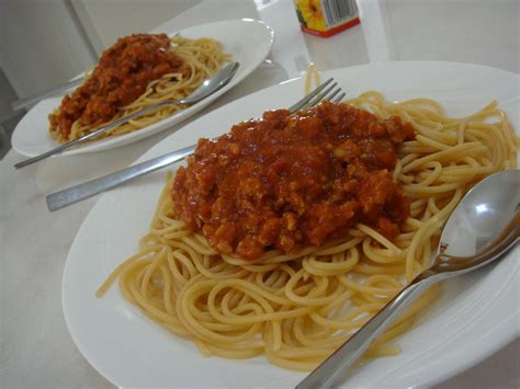 Nutty Eve S Food Blog Cheryl Home Made Spaghetti Bolognese Hot Sex Picture
