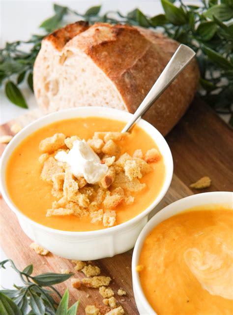 Roasted Butternut Squash Soup Recipe The Bewitchin Kitchen