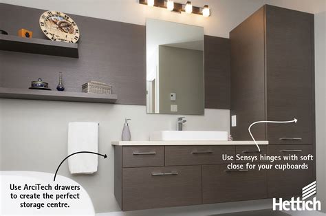 Create The Perfect Storage Solution In Your Bathroom With Hettich