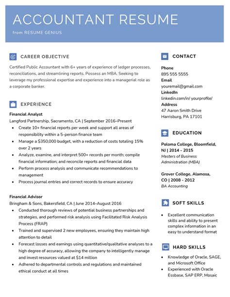 Accounting Cover Letter Sample Resume Genius