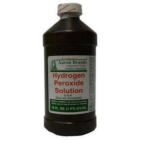 Hydrogen Peroxide Solution First Aid Antiseptic 16 Oz Bottle 4