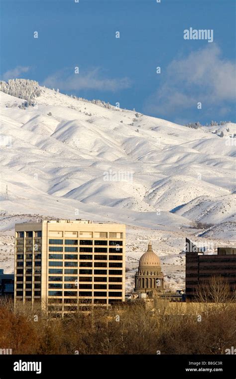 Boise Idaho And Winter Stock Photos And Boise Idaho And Winter Stock