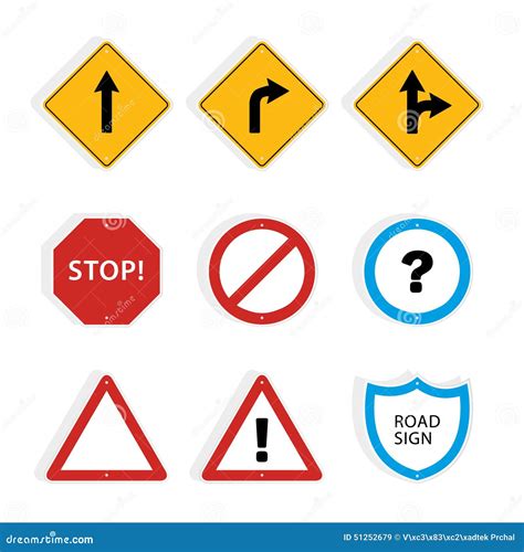 Universal Roadsigns Stock Illustrations 2 Universal Roadsigns Stock