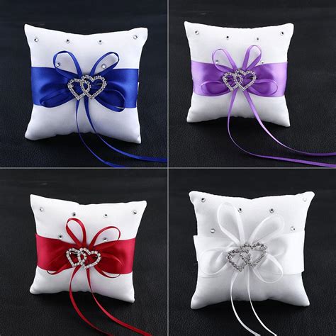 It's a unique wedding idea that will puts a special twist on tradition. Ring Bearer Pillow Cushions Wedding Bedroom Home ...