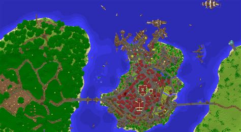 A Map Of Our City We Are Currently Building Minecraft