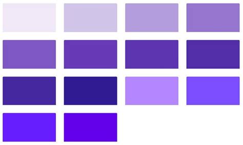 Purple is a combination of red and blue with the hex code #800080, a secondary color in the color wheel. Deep Purple Material Design Color Chart #color #colorschemes #colorpallete